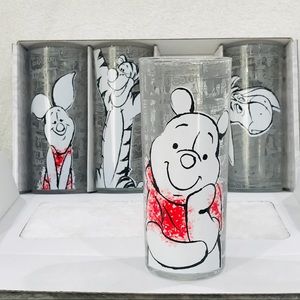 🌟 RARE Collection 🌟DISNEY POOH BEAR GLASS CUPS…